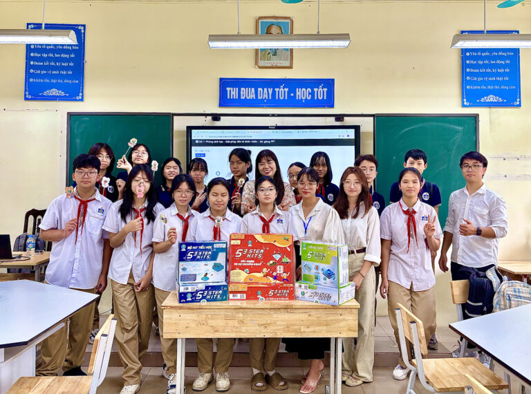 EduSpark tổ chức hoạt động trải nghiệm Giáo dục STEM tại Trường THCS Lương Yên (Hà Nội)