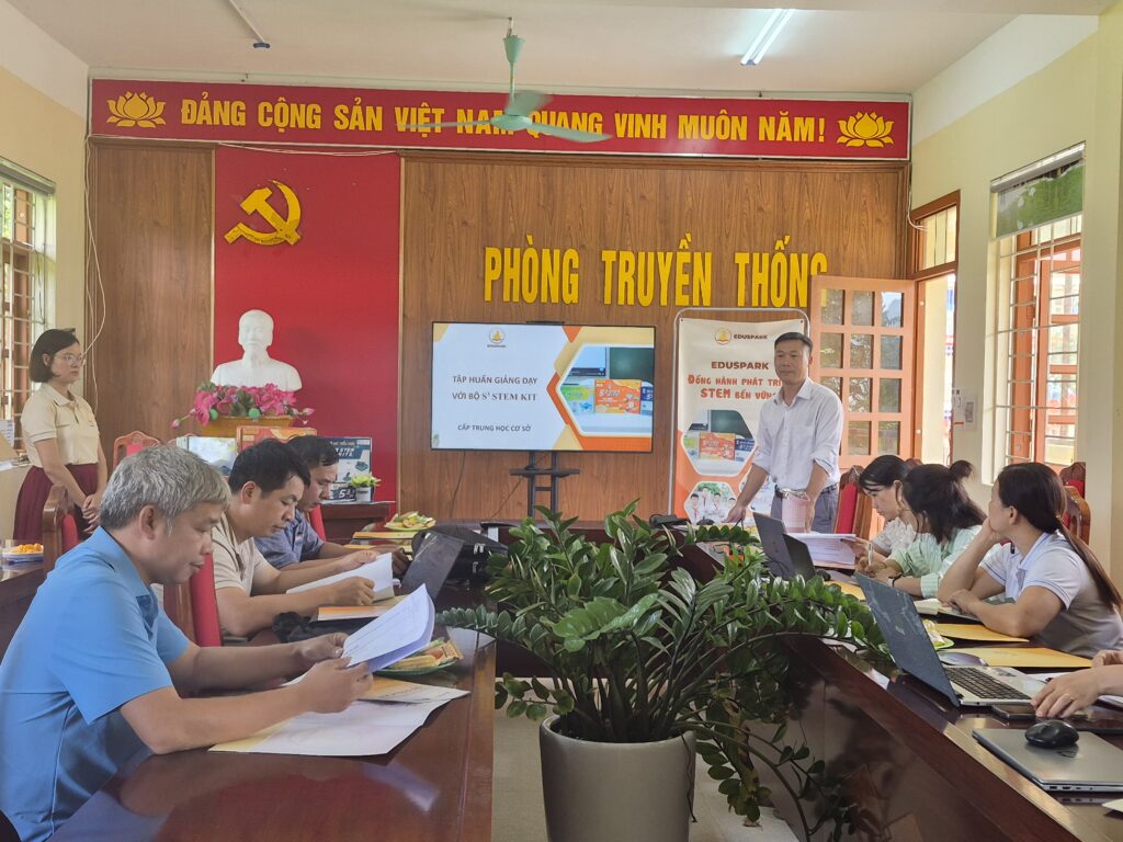 EDUSPARK ĐỒNG HÀNH VỚI TRƯỜNG THCS TÂN ĐOÀN (TỈNH LẠNG SƠN) TRIỂN KHAI GIÁO DỤC STEM NĂM HỌC 2026 – 2027